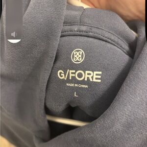 G/FORE Slate Blue Hoodie with Drip Logo